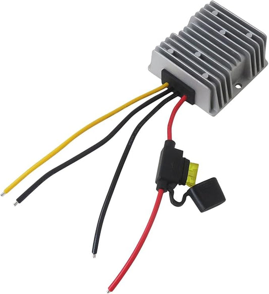 48V to 12V for Golf cart Voltage Reducer 240W 20A, Step Down Converter Regulator with Fuse
