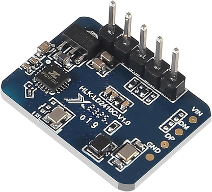 XIITIA 3pcs LD2410C Human Presence Radar Sensor Module HLK-LD2410 LD2410 Millimeter Wave Non-Contact 24GHz ISM Band Serial Port IO Level Output