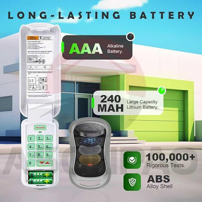 Genie Garage Door Opener Keypad & Remote GK-R G3T-R, Wireless Keyless Intellicode【10-Year-Warranty】