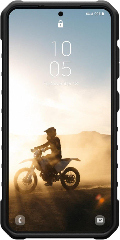 URBAN ARMOR GEAR UAG Designed for Samsung Galaxy S25 Case 6.2" Pathfinder - Compatible with Magnetic Charging Armor Shell Impact-Resistant Rugged Military Drop Tested Protective Cover, Black