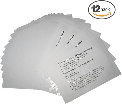 VANRA Shredder Lubricant Sheets (Pack of 12)