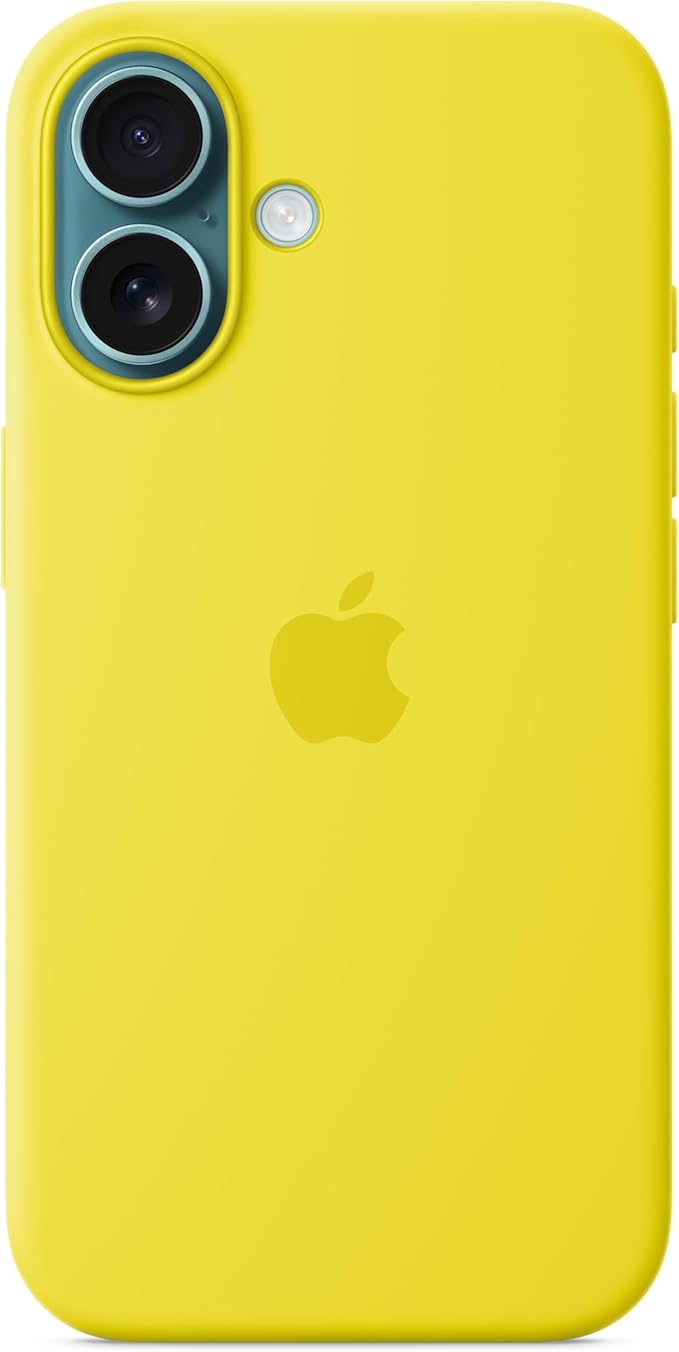 Apple iPhone 16 Silicone Case with MagSafe and Camera Control: Lightweight Phone Case, Wireless Charging Compatible, Smooth Matte Finish; Star Fruit