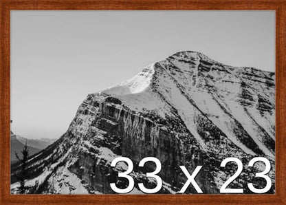 Frame It Easy 33 x 23 Russet Wood Frame (Derby)
