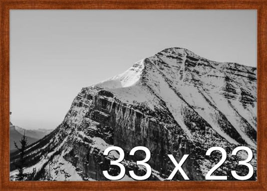 Frame It Easy 33 x 23 Russet Wood Frame (Derby)