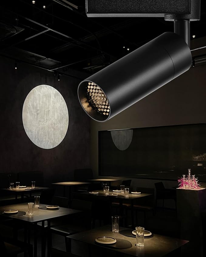 Gpaillumic LED Track Lighting Heads Compatible with H Type 2-Wire Rail Ceiling Spotlight for Indoor Cafe Bar Dining Room Restaurant Lighting