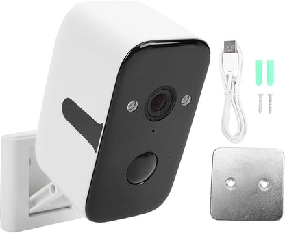 LICAEVEY Pan Tilt Security Camera, 2K HD with Magnetic Mount, Wireless WiFi and No Monthly Fee, 5200mAh Battery for Easy Indoor Outdoor Installation