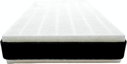 Nispira F1 C01 T02 HEPA Replacement Filter for 3M Filtrete Room Air Purifier FAP-C01-F1, FAP-T02-F1, FAP-C01BA-G1, FAP-T02WA-G1, FAP-ST02W, FAP-ST02N. 12 in. x 6.75 in. Part FAPF-F1-A. 3 Pack