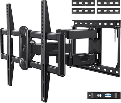Mounting Dream UL Listed Full Motion TV Mount for Most 42-84 Inch TVs, Adjustable TV Wall Mount Swivel and Tilt, Loading 100 LBS, Max VESA 600x400mm, Fits 16", 18", 24" Studs MD2617-24K