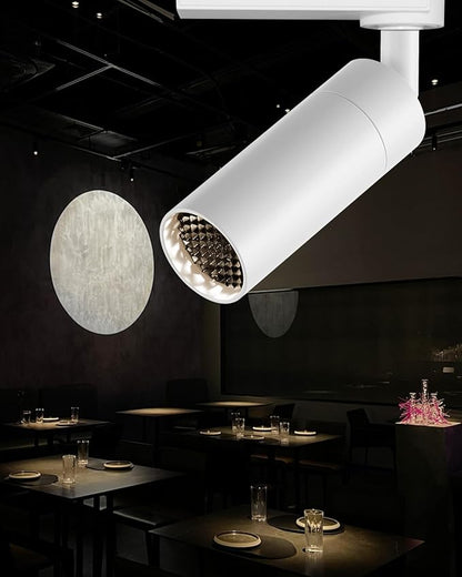 Gpaillumic LED Track Lighting Heads Compatible with H Type 2-Wire Rail Ceiling Spotlight for Indoor Cafe Bar Dining Room Restaurant Lighting