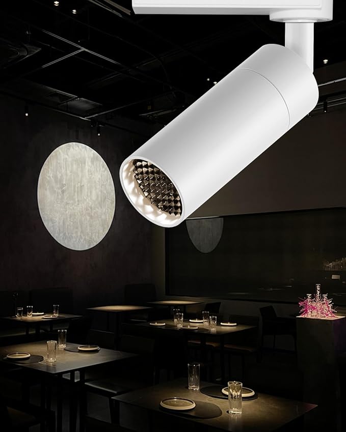 Gpaillumic LED Track Lighting Heads Compatible with H Type 3-Wire Rail Ceiling Spotlight for Indoor Cafe Bar Dining Room Restaurant Lighting