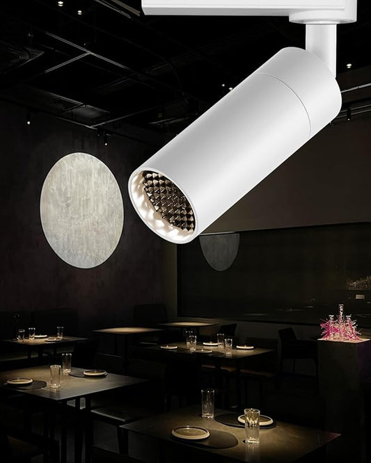 Gpaillumic LED Track Lighting Heads Compatible with H Type 4-Wire Rail Ceiling Spotlight for Indoor Cafe Bar Dining Room Restaurant Lighting