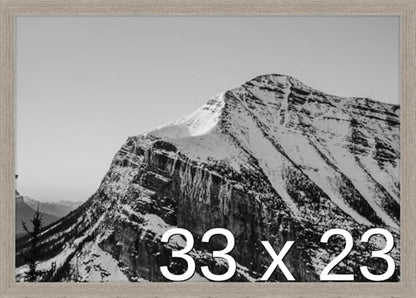 Frame It Easy 33 x 23 Rustic Gray Wood Frame (Derby)