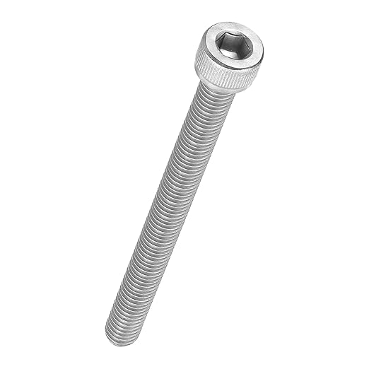 Kozelo 10pcs Socket Head Cap Screws - [M8-1.25 x 90mm] 304 Stainless Steel Allen Socket Drive for Electrical Motor 3D Printing Fan Engine Replacement Use, Silver