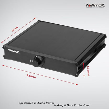 4-in 1-Out Pro RCA Audio Switch Box Audio Converter 4 Channels 1-in 4-Out HiFi Stereo Passive Audio Selector Switcher Box Aluminum Shell Quality RCA Connectors (4-IN-1-OUT)