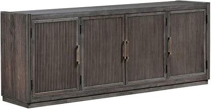 Liberty Furniture Modern Edge 77 Inch TV Console for Living Room - Caffe