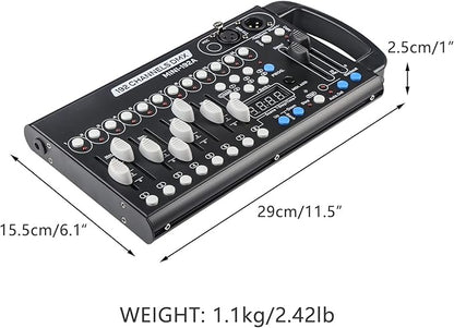 DMX Controller - 192 Channel DMX Light Controller for Led Lights