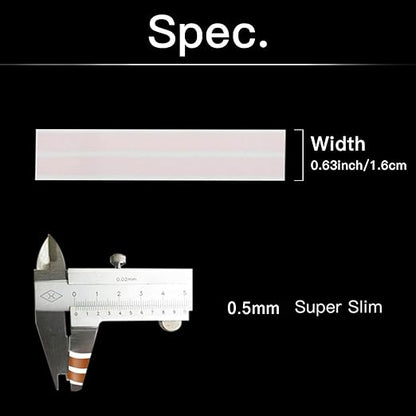 FRANKEVER 23Gauge Hidden Super Flat Audio Cable Suitable for Audio Wire LED Lighting Connection and Other Low Voltage Appliance Connection (Wire(25 ft)+2 ConnectorsD)