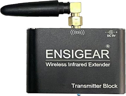 ENSIGEAR Wireless IR Repeater Kit, Infrared Remote Control Extender, Infrared Remote Control Wireless Connection Device. (Transmitter + Receiver)