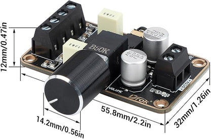 DROK 5W+5W Mini Audio Amplifier Board PAM8406 DC 5V Digital Stereo Power Amp 2.0 Dual Channel Class D Amplify Module for Speaker Sound System DIY