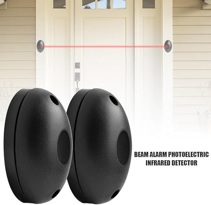 Infrared Safety Sensor for Automated Gate - Single Beam Photoelectric Detector Pair, 12-24V Outdoor Security Sensor with Infrared Detection, Compatible with Gate Safety Beam Systems