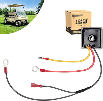 10L0L Voltage Regulator Rectifier for Club Car DS & Carryall 1992-up Gas Golf Cart, Replace OEM 1015777 102711201 102710101