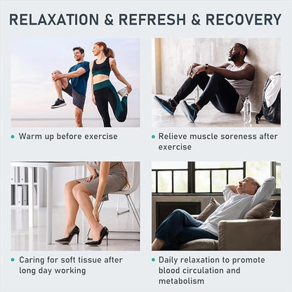 Heyelax Leg Compression Massager for Circulation and Pain Relief FSA, Recovery Boots Sleeve for Fast Therapy, Cordless Leg Massager with Heat as Ideal Gifts for Men Women (Large1-Pack)