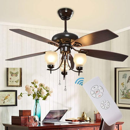 LPHUMEX Ceiling Fan Remote Control Kit, Small Size Speed, Light & Timing 3 in 1 Wireless Control, Compatible with AC Motor Fans from Harbor Breeze, Hunter, Hampton Bay, etc.