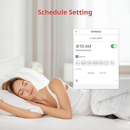 SwitchBot Smart Switch Button Pusher (White)-Bluetooth Fingerbot for Rocker Switch/One-Way Button, Automatic Light Switch, Timer and APP Control, Works with Alexa & WiFi When Paired with SwitchBot Hub