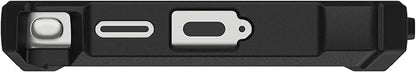 URBAN ARMOR GEAR UAG for Samsung Galaxy S25 Case 6.2" with Kickstand Plasma XTE - Compatible with Magnetic Charging Transparent Rugged Military Drop Tested Protective Cover, Black/Orange
