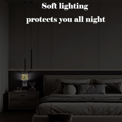 FSHVQKD Various Mushrooms Night Light,Plug Into Wall with Dusk to Dawn Light Sensors, Warm Nightlights for Bedroom, Bathroom, Hallway, Kitchen, Gifts Ideal for Boys Girls Women Men