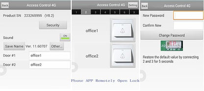 MENGQI-CONTROL TCPIP 2 Doors Magnetic Lock(600LBS) Access Control Systems Request to Exit Detector Motion Sensor 110V Metal Power Supply Box+Card & Fobs