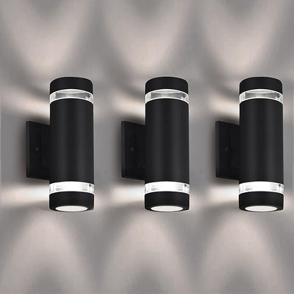 rosykite Outdoor Wall Sconce Exterior Lighting Fixture - ETL Listed,Aluminum Waterproof Wall Mount Cylinder Design - Up Down Light Fixture for Porch, Garage and Patio