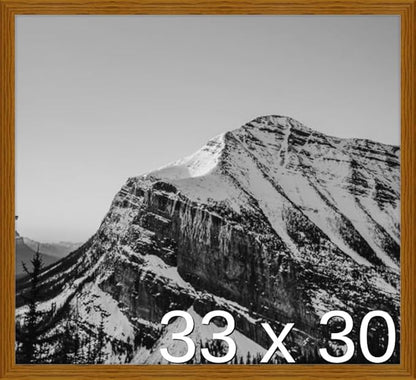 Frame It Easy 33 x 30 Hazel Wood Frame (Derby)