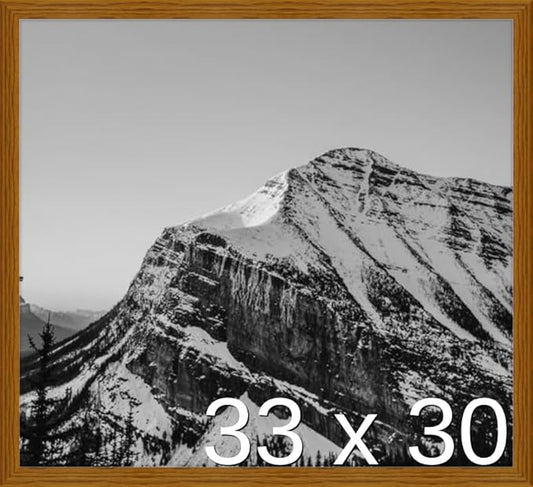 Frame It Easy 33 x 30 Hazel Wood Frame (Derby)