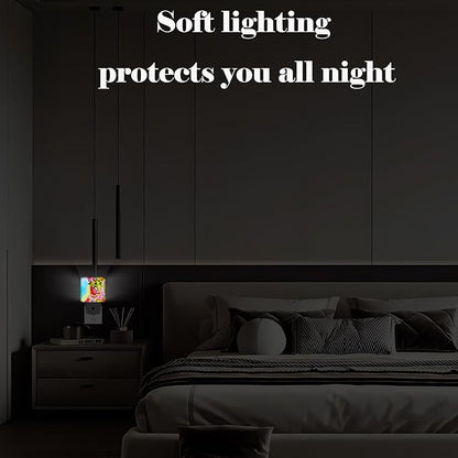 FSHVQKD Red Cardinal Night Light,Plug-in Night Lights with Dusk to Dawn Sensor for Stairway,Hallway,Bedroom Sleep Friendly Ideal for Women/Girls/Boys Gift,0.5w