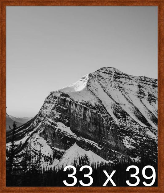 Frame It Easy 33 x 39 Russet Wood Frame (Derby)