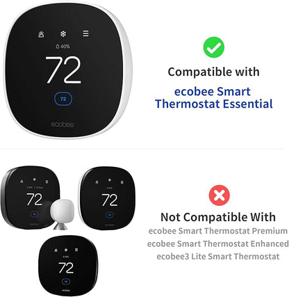 Tim Kit for Smart Thermostat Essential 2025, Wall Plate Cover Accessory for Thermostat, Easy to Install Cover Imperfections for Your Wall（2 Pack）