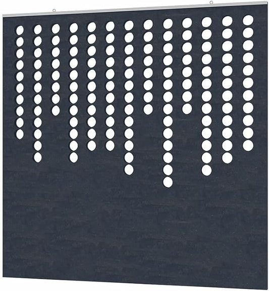 Escape Acoustic Wall Art | Matrix Design | Suspended Sound Proofing Panels | Eco-Friendly Recycled Material | 4X4 | White