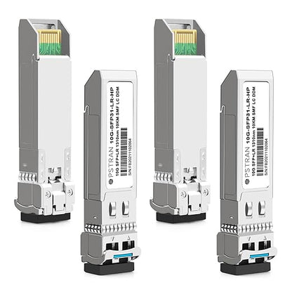 OPSTRAN 10GBASE-LR SFP+ Optical Transceiver Module Compatible with HPE Aruba J9151D J9151E JL749A J9151ECM /ProCurve J9151A 10G SFP+ LR 1310nm 10km DDM Duplex LC SMF 4 Pack