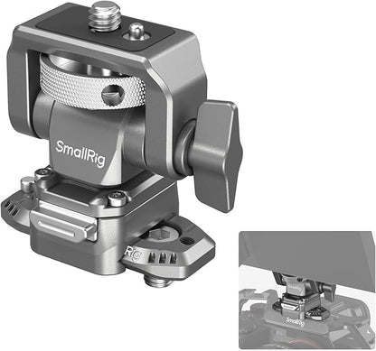 SMALLRIG Quick Release Camera Monitor Mount with Integrated NATO Rail, Field Monitor Mount, Swivel 360° and Tilt 160° Adjustable, Camera NATO Monitor Holder, Max Payload 2.5kg, HawkLock H21-4487