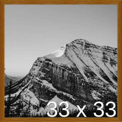 Frame It Easy 33 x 33 Hazel Wood Frame (Derby)