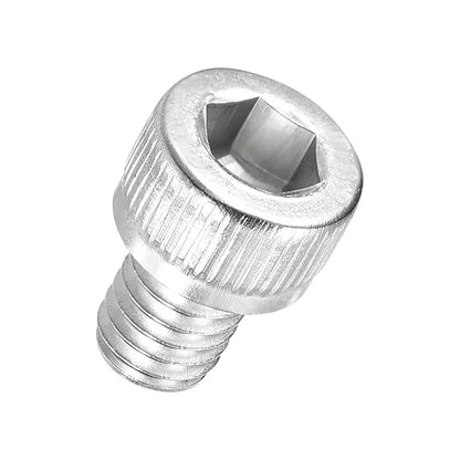 Kozelo 20pcs Socket Head Cap Screws - [M6-1 x 8mm] 304 Stainless Steel Allen Socket Drive for Electrical Motor 3D Printing Fan Engine Replacement Use, Silver