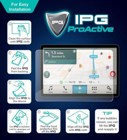 IPG ProActive Made for Snap on SOLUS+ Scan Tool 8 Inch Display 9H Hardness Screen Protector Nano Ceramic Film Ultra Responsive High Clarity Anti Scratch Smudge & Shock Proof Guard for Solus