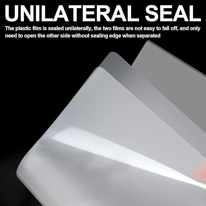HERKKA 200 Pack Laminating Sheets, Holds 8.5 x 11 Inch Sheets, 3 Mil Clear Thermal Laminating Pouches 9 x 11.5 Inch Lamination Sheet Paper for Laminator, Round Corner Letter Size