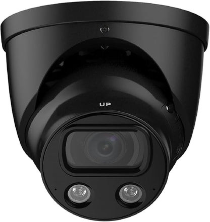 EmpireTech Surveillance & Security Cameras 4K Full-Color Ultra Low Light 8MP 1/1.2" CMOS Smart AI Turret IP Camera 1/1.2" CMOS,Built-in Mic,Motion Detection,PoE and ePoE,IPC-Color4K-T 2.8mm-Black