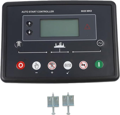 For Deep Sea DSE6020 MKII Generator Control Panel Module, Electronic Controller with LCD Display for Automatic Power Management and Monitoring