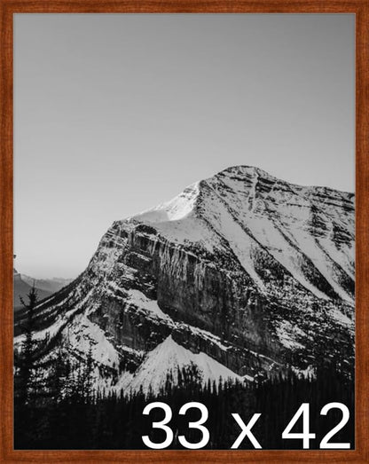 Frame It Easy 33 x 42 Russet Wood Frame (Derby)