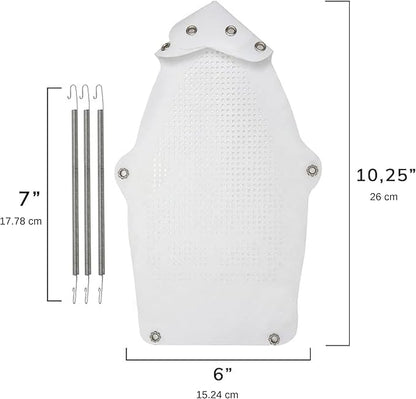 1 Piece - Cover Iron Shoe Used for Electric Iron Clothes Protector When Ironing - Prevents Burn, Sticking,Easy Installation Sole Plate Accessory