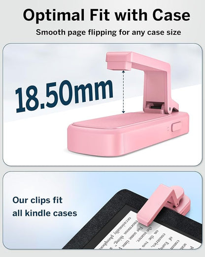 DATAFY [Case-Friendly] Remote Control Page Turner Ring for Kindle Paperwhite Oasis Scribe Kobo eReaders, Camera Camcorder Remote Controls, Page Turner Clicker for iPhone ipad Tablets with Storage Bag