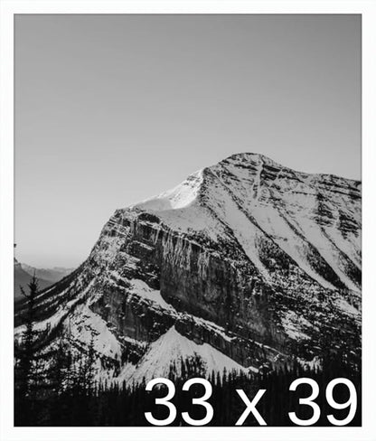 Frame It Easy 33 x 39 White Wood Frame (Derby)